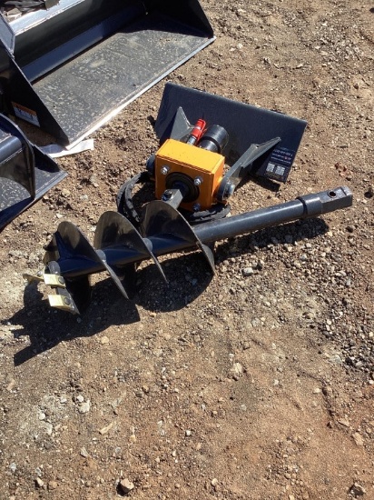 NEW WOLVERINE MINI SKIDSTEER AUGER W/ BIT