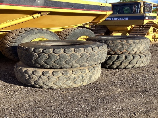 SET OF (4) CAT 730 TIRE