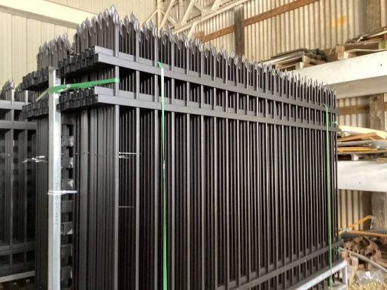 QTY OF (30) 10FTx7FT STEEL GARDEN FENCE