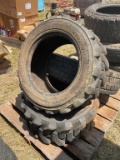 (2) SKIDSTEER TIRES