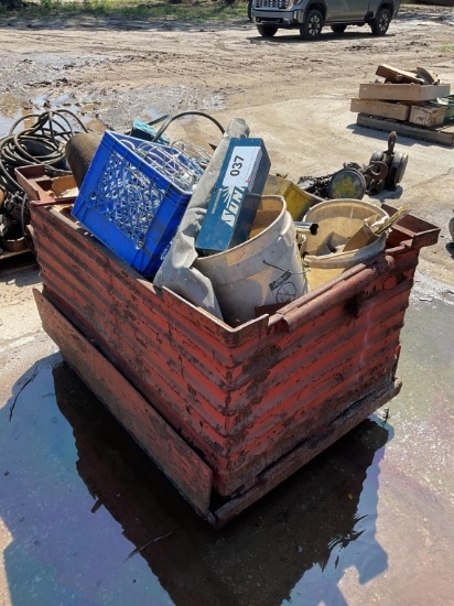 CRATE OF MISC TOOLS