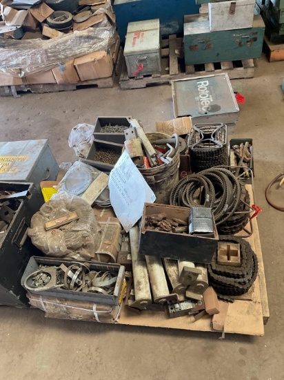 PALLET OF MISC BELTS; CHA
