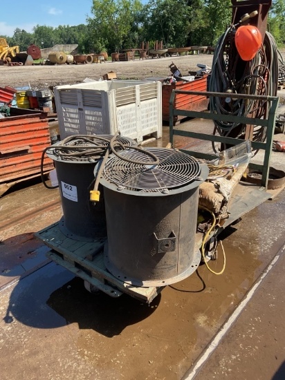 (2) INDUSTRIAL FANS