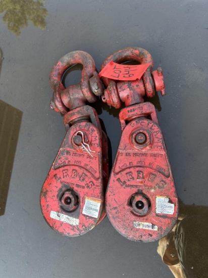 2 6IN 12TON SNATCH BLOCKS