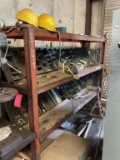 METAL RACK AND CONTENTS