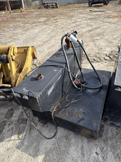 L SHAPE FUEL TANK W/ PUMP