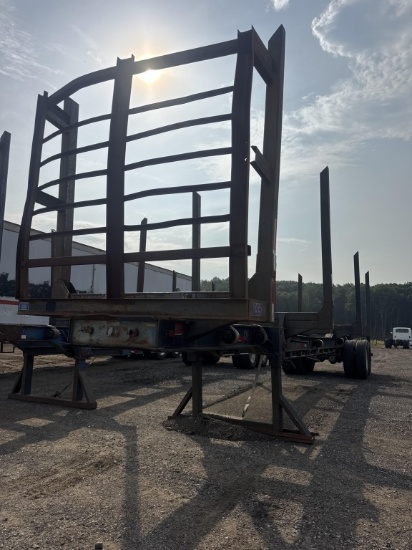 #*** Homemade Tandem Axle Log Trailer