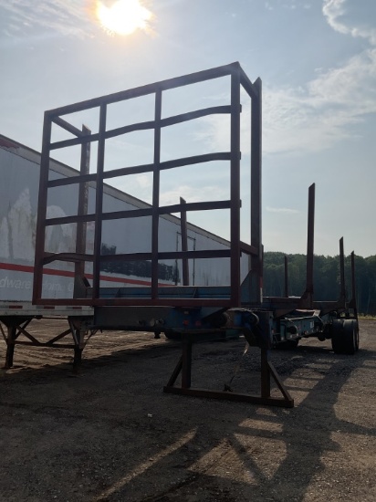 #*** Homemade Tandem Axle Log Trailer