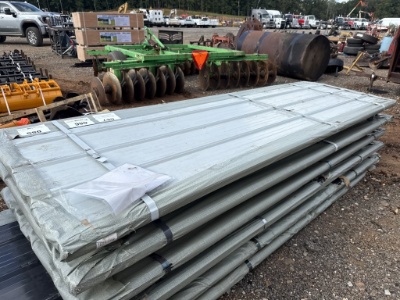 50 New Sheets Of 10x3 Galvanized Tin