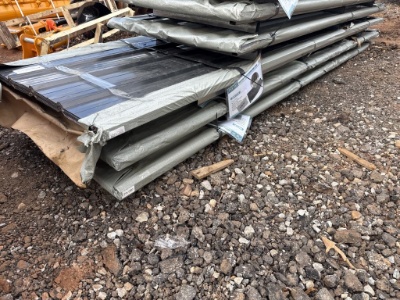50 New Sheets Of 12x3 Galvanized Tin