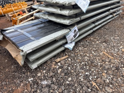 50 New Sheets Of 12x3 Galvanized Tin