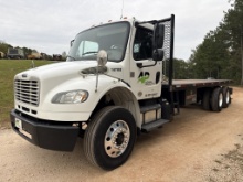 2012 FREIGHTLINER M2 106 FLATBED/ MOFFET TRUCK
