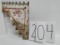 IH Tin measuring device for measuring bolts and drill bits.  Algona Implement Co
