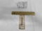 IH CC metal ruler in fair conditionand New Idea Farm Equipment Cooper's Hdwe thermometer in poor con