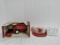 Ertl IH Axial-Flow Combine stock #413 box good and IH Axial Flow Combine mesh hat fair