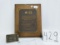 150th Anniversary of the McCormick Reaper 1831-1981 Belt  Buckle and Plaque for Messick Farm Equipme