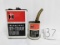 Empty International Hy-Tran Fluid Gallon 372704R5 quart hy-tran 372703R5 both fair and New oil spout