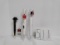 3 Plastic IH rain gauges