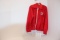 Large size Cap and Jack polyester red & white IH summer jacket