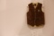XS Whitman USA corduroy brown IH snap vest