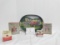 Farmall 1206 metal serving tray with empty IH part boxes including 2 small and 2 medium