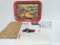 2003 McCormick Farmall metal serving tray with 4 brown parts bags 3 5