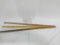 3 IH wooden yard sticks Roe Imp Co Inc and Melrose Farm Supply and Leiter's Hardware and Implements