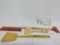 IH 1 OS Hill & Co Ohion ice scraper and 1 HB Duvall ice scraper and 1 plastic fy swatter form HC Sum