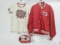 Small IH Population Explosion Expert white with red trim t-shirt needs washed and Swingster Med Red