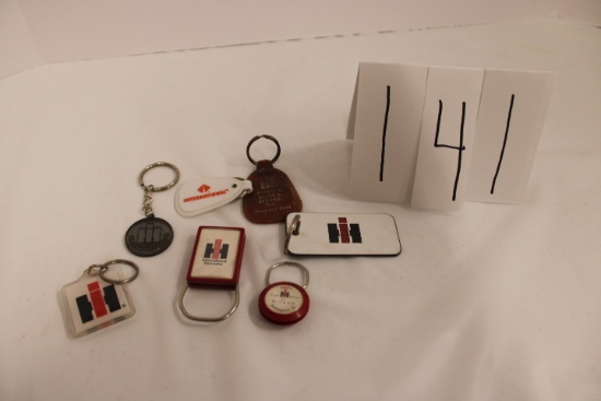 Group of 7 IH Keychains
