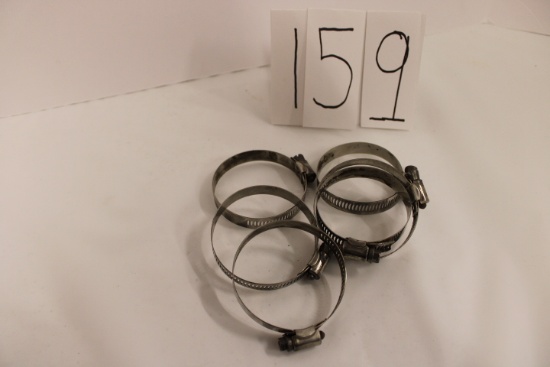 Six IH Hose Clamps labelled 36P