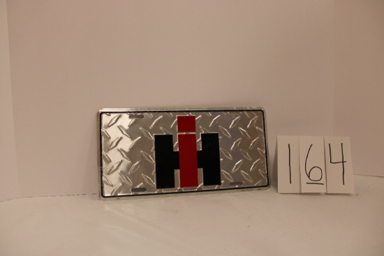 IH License Plate still in plastic