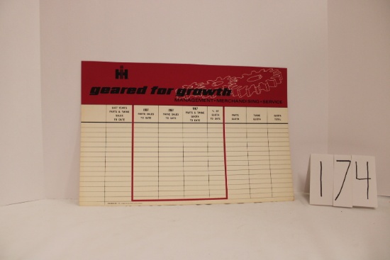 IH Geared for Growth 1967 Management Merchandising Service NOS