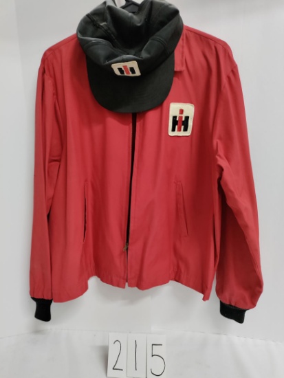 ProtexAll Rayon and Cotton red jacket and black IH hat