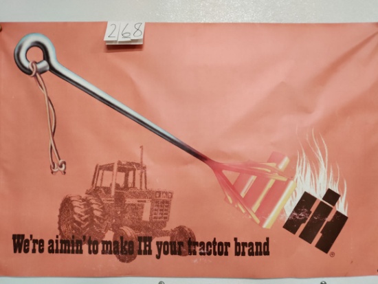 56" x 36" Reproduction canvas IH branding iron