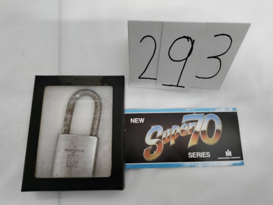 Best IH pad lock Indianapolis with no key and Super 70 Series brochure