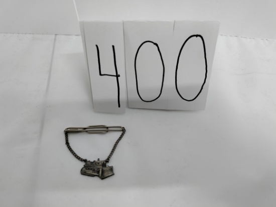 Metal early tie clip IH Dozer