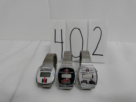 lot of 3 digital IH watches curently not running might just need battery replacements