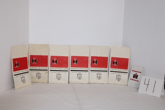 6 IH parts bags/ IH part #878