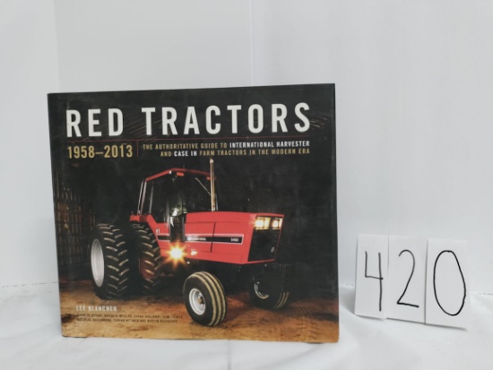 Hard cover Red Tractors 1958-1013 book by Lee Klancher Octane Press First Edition Second printing 20