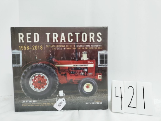 Red Tractors Hardback book 1958-2018 by Lee Klancher still sealed