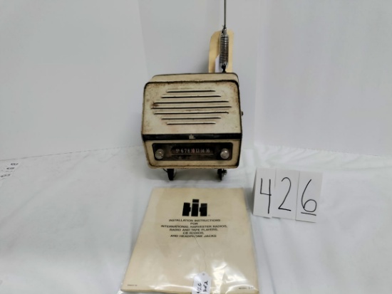 Working IH AM Radio with Installation Instructions