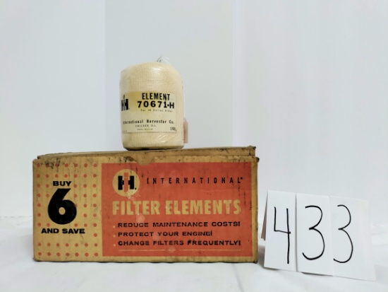 IH Case of 6 Cloth Filters part 996708R91 Filter 70671-H Element still in wrapping box is fair