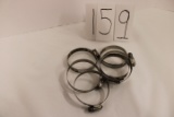 Six IH Hose Clamps labelled 36P