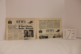 Two IH Newspapers from East Moline Works August & October 1968 good condition