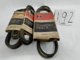 Lot of 5 IH belts