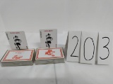 2 decks of playing cards:  