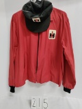 ProtexAll Rayon and Cotton red jacket and black IH hat
