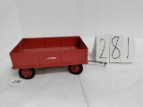 Early McCormick corn wagon unmarked with metal sides condition good