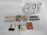 7 IH New Matchbooks 1 Campbell County Equipment 2 Neffs Farm Equipment Corporation 1 Claboughs Inc 1